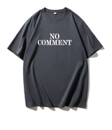 T-Shirt no comment Grau