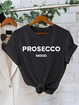 T-Shirt Prosecco mood schwarz