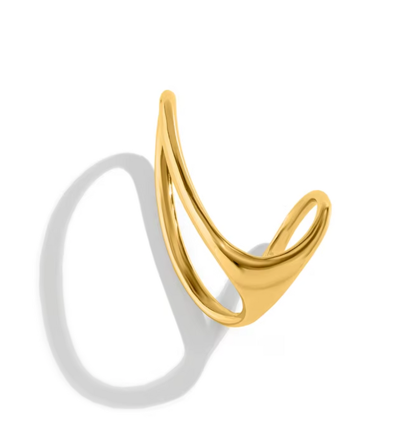 Fingerring  Extravagant goldfarben