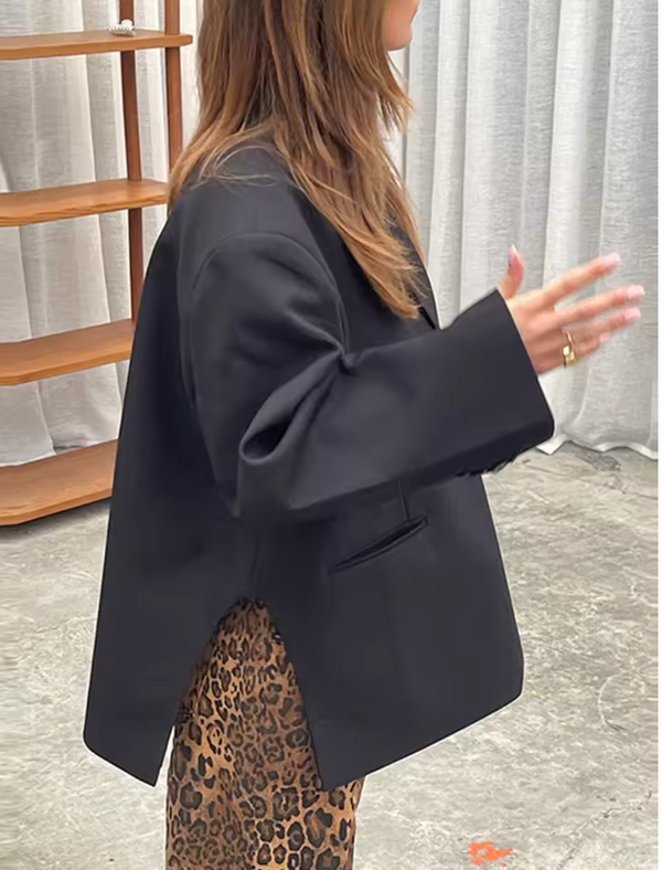 Blazer Oversized Schwarz