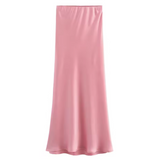 Rock Satin Maxi Rosa