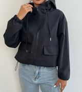 Windjacke Schwarz