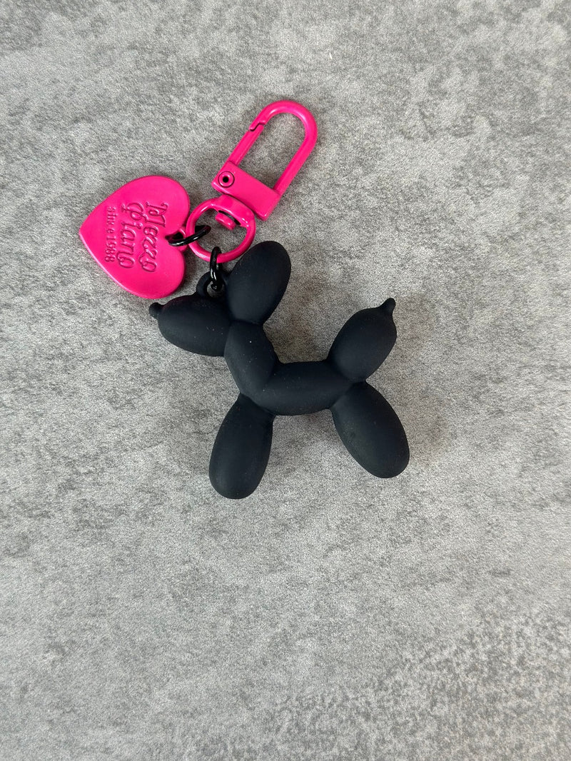 Taschenschmuck Doggo Schwarz matt