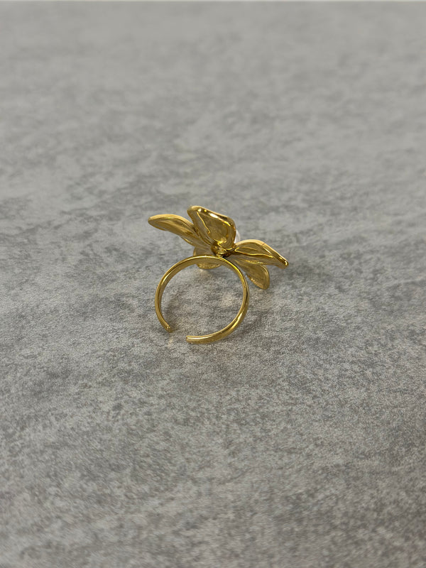 Fingerring  grosse Blume