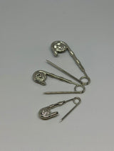 Broschenset Safety Pin silbern