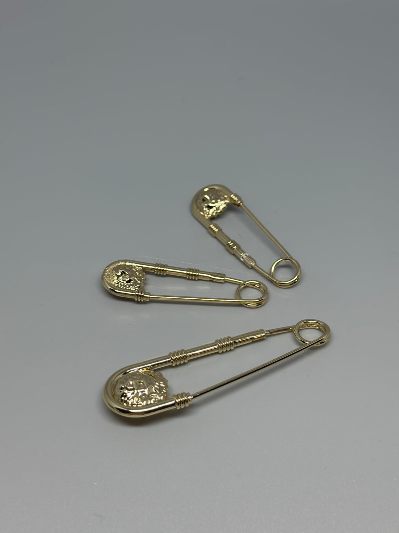 Broschenset Safety Pin golden