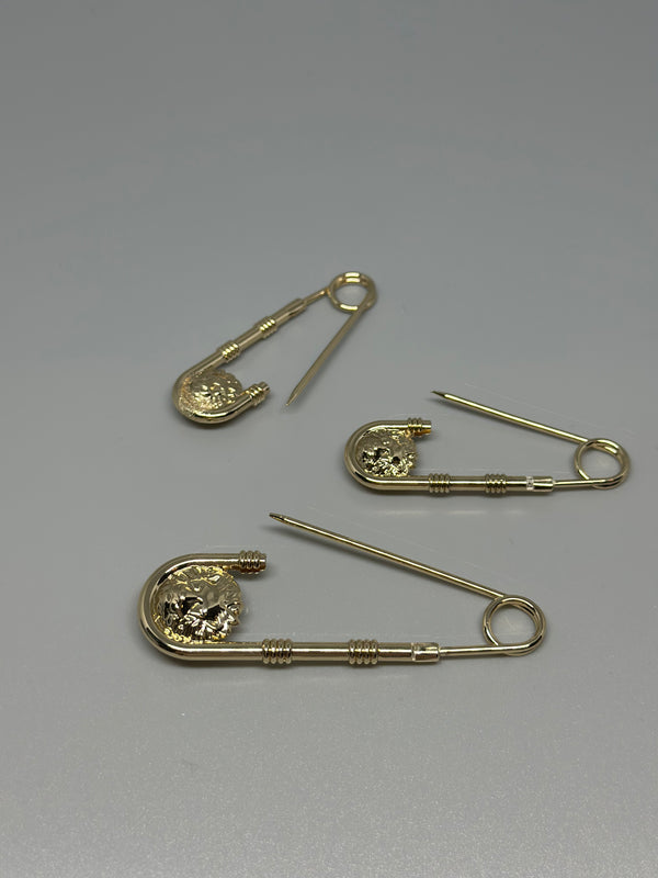 Broschenset Safety Pin golden